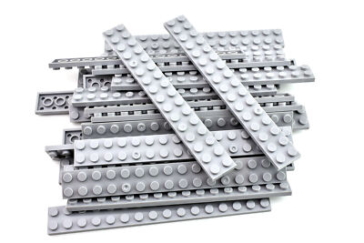TCM BRICKS Light Bluish Gray 2x16 Plate X25 Compatible Parts & Pieces 