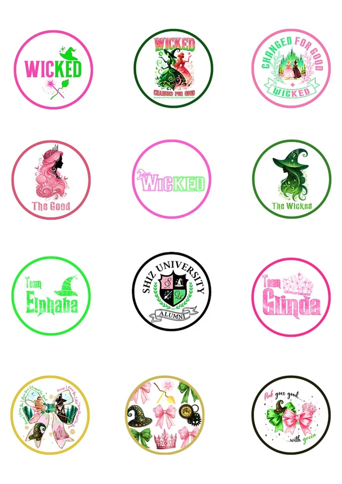 12 Wicked Stickers