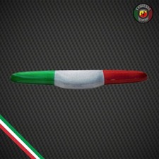Cover Maniglia Baule in Carbonio Vero Tricolore Per Fiat 500 Abarth 595 695