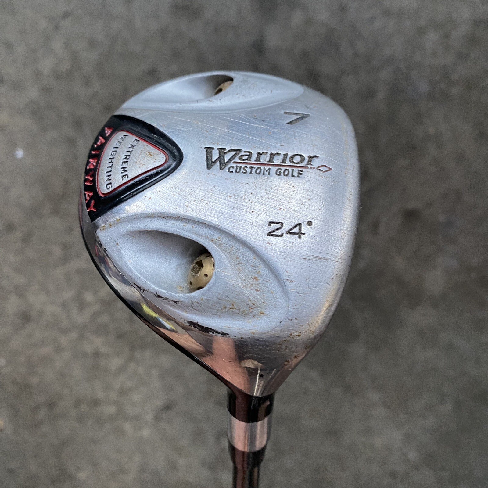 Warrior Custom Golf 7 Fairway Wood 24 Degrees Right Handed Graph Shaft