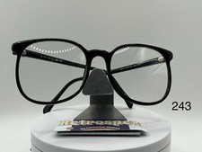 Vintage Oversize Sunglasses NOS Preppy Style Light Reactive Lens Bobby Black