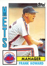 Frank Howard 1984 Topps 621 New York Mets Baseball Card