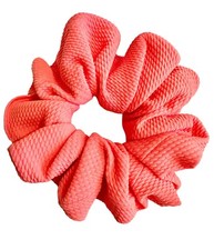 Scrunchies Size XL Orange for all hair type Brand New Handmade