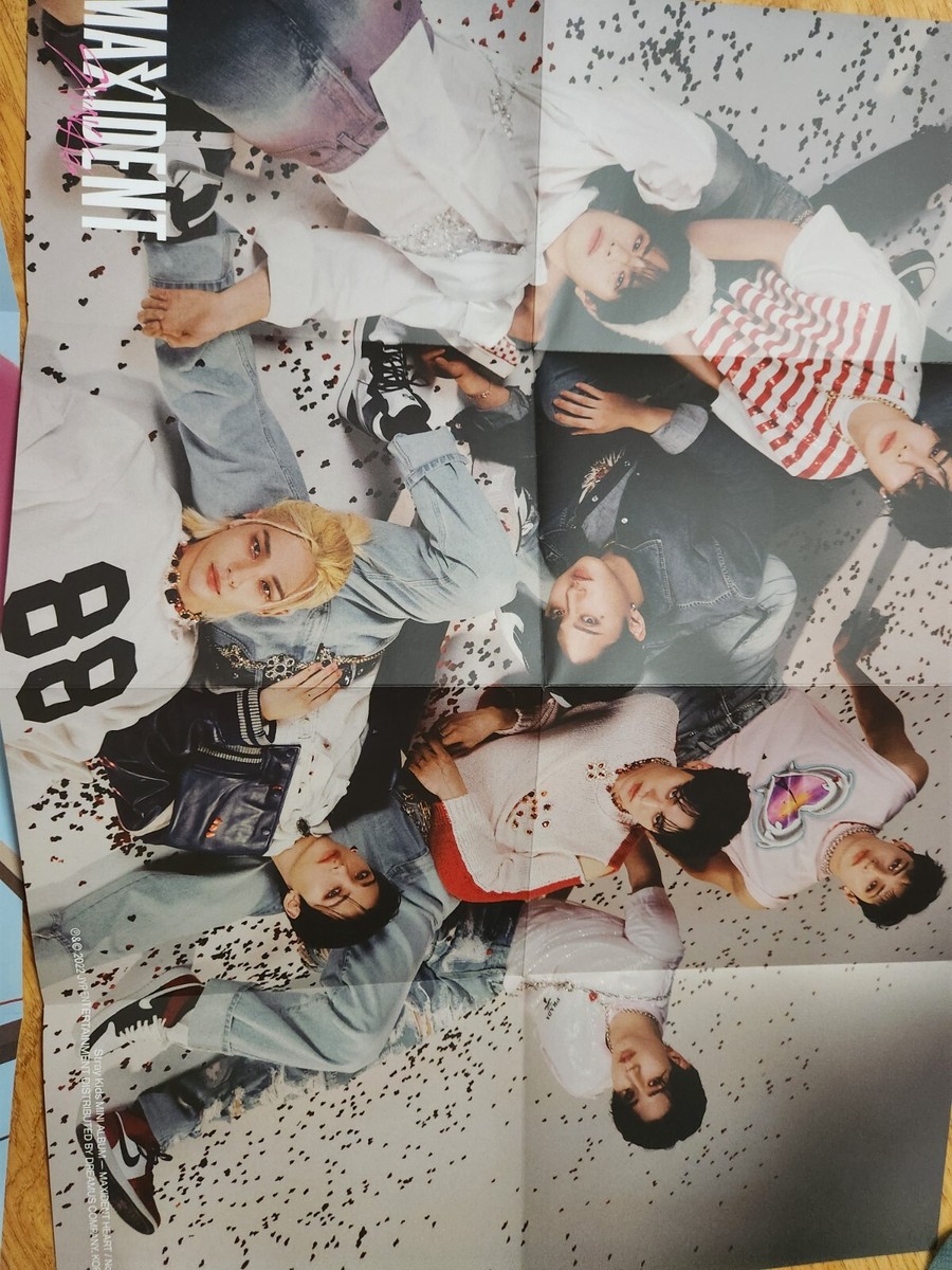 STRAY KIDS Mini Album MAXIDENT first limited folded poster | eBay