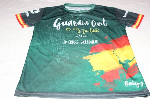 CAMISETA DE LA GUARDIA CIVIL 175 AÑOS A TU LADO DE CROSS SOLIDARIO TALLA M