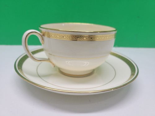 Minton Nathan Dohrmann Footed Cup & Saucer Plate (B) **with issue** - Picture 2 of 8