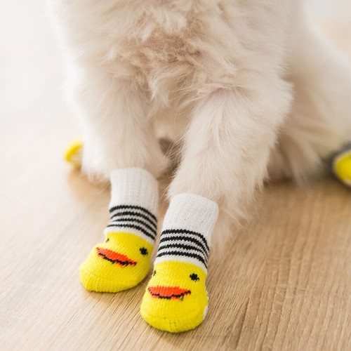 Dog Socks Non-Slip Grip Slip Anti-Skid S M L - Puppy Cat Pet Shoes Slippers AU - Picture 9 of 36