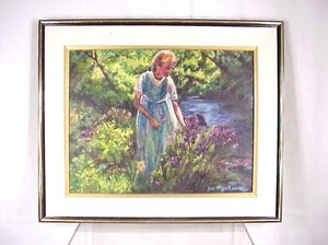 Turtle Creek Paradise Dallas Original Oil Painting Texas