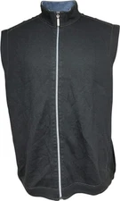 Tommy Bahama Men's Vests Cotton/Lyocell Blend Flipshore Full Zip Vest Night Cap
