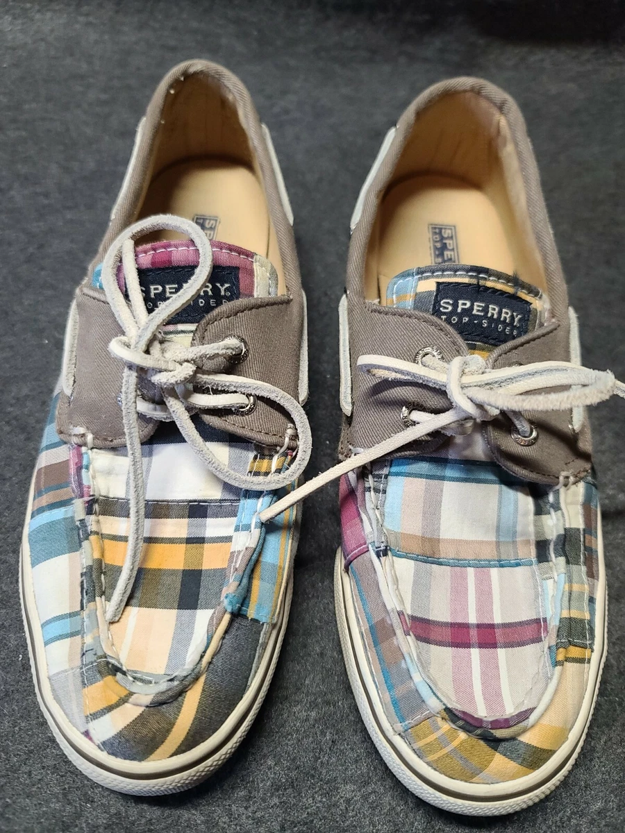Sperry Top Sider Womens Boat Shoes 9447368 Tan Multi Color Size 8M c12