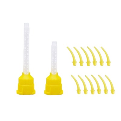 Dental Mixing Tips Impression Materials Lab Denture Silicone Rubber Mixing Head