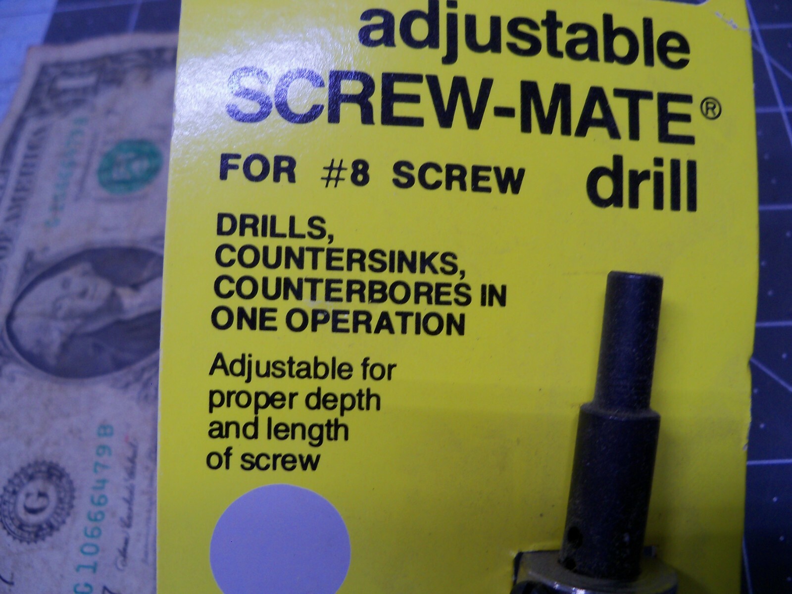 Stanley Screwmate 8 Adjustable Boatbuilder VTG NOS Countersink Drill