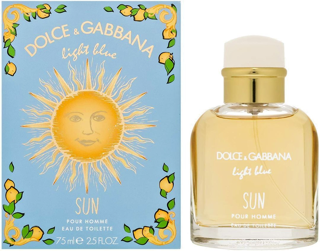 Dolce & Gabbana Light Blue Sun Pour Homme 75ml / 2.5 oz EDT Spray