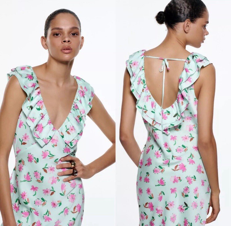 knee length dresses for ladies MO&Co. Women's Floral Print Maxi Cami Dress Floral Size Xs main image 1