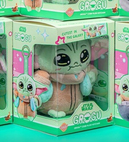 ぬいぐるみ GROGU Cosbi Plush Keychain Star Wars Hot Toys Star Wars Grogu Cosbi Plush Keychain Collection