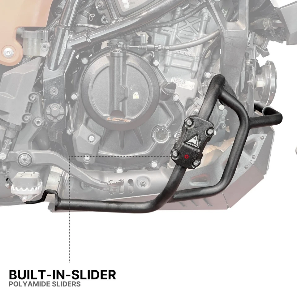 Crash Guard fits 2025 KTM 390 Adventure X/S | Textured Matte Black | Auto Engina - Image 3 of 4