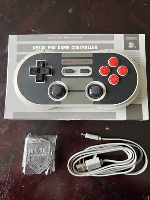 8BITDO NES30 Pro NES Pro Bluetooth Controller with Keychain And USB
