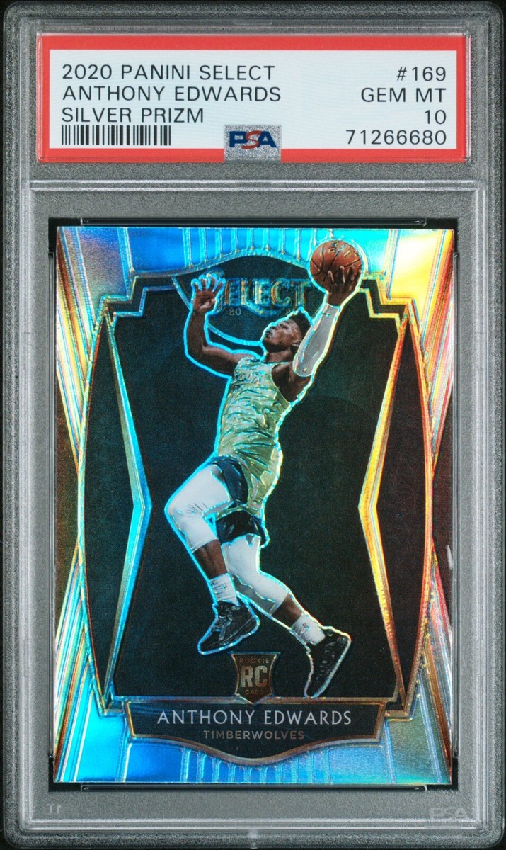 Anthony Edwards - 2020 Panini Select #169 Premier Level Anthony Edwards - 2020 Panini Select #169 Premier Level