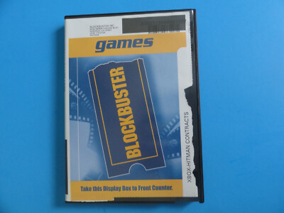 NO GAME- HITMAN CONTRACTS - XBOX - BLOCKBUSTER VIDEO RENTAL CASE 