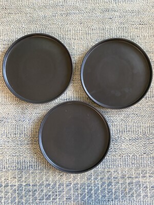 Stone And Lain Stoneware Dinner Plate 10  Matte Grey