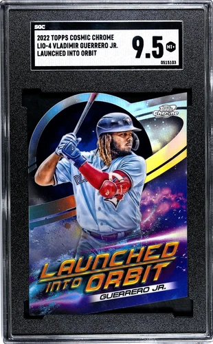 2022 Topps Cosmic Chrome Vladimir Guerrero Jr. Launched into Orbit SGC 9.5 MINT+