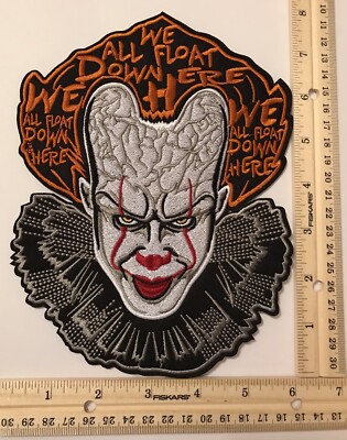 It Movie Pennywise Clown Photo Frame Edible Cake Topper Image