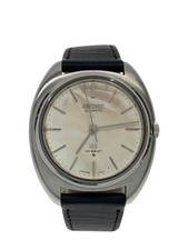 Grand Seiko Automatic Wristwatch / Analog / Leather / BLK / Aftermarket Strap /