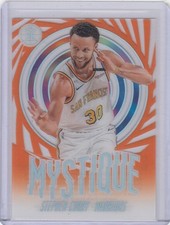 2019-20 Stephen Curry Panini Illusions MYSTIQUE ORANGE Insert #9 - Warriors