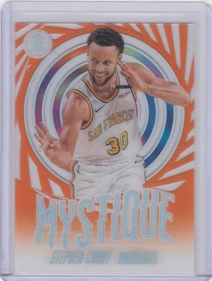 2019-20 Stephen Curry Panini Illusions MYSTIQUE ORANGE Insert #9 - Warriors