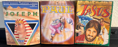 Young Reader s Christian Library Books Lot of (3) Illustrated Jesus Joseph Paul