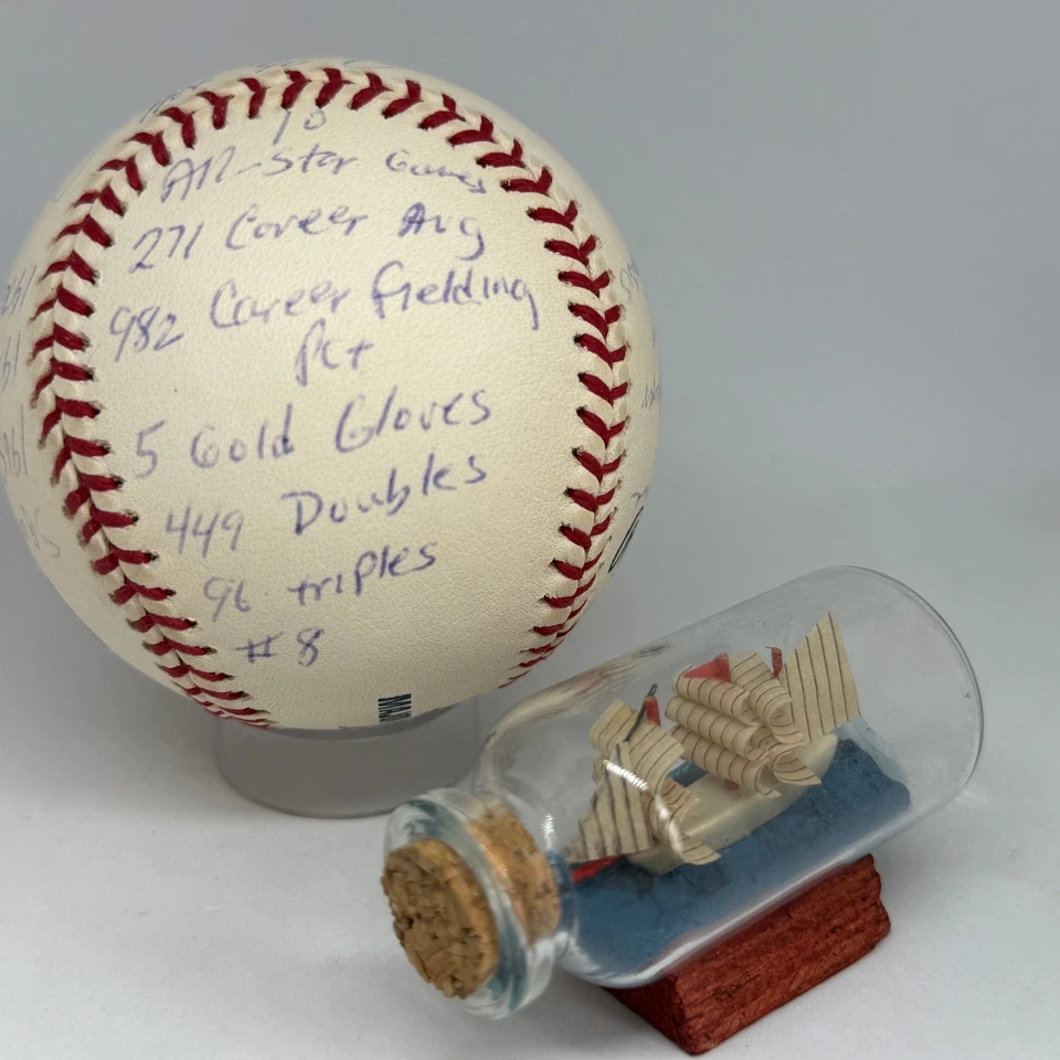 Joe Morgan signed Rawlings OML Baseball JSA COA Inscribed Stat HOF Reds A4075 - Image 2 of 4