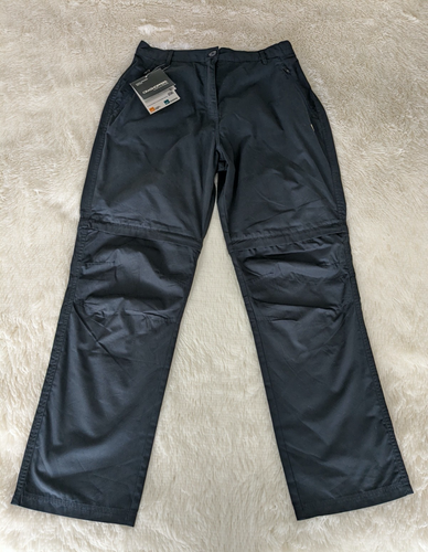 Craghoppers Basecamp Convertible Trousers Womens UK16 Dark Navy UNWORN Tags - Picture 2 of 21