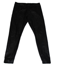Vero Moda Faux Leather Pants Women's Size XL Black Pull-On Leggings