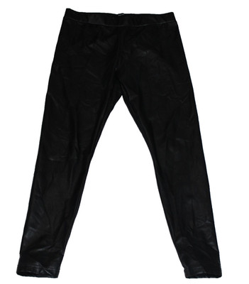 Vero Moda Faux Leather Pants Women's Size XL Black Pull-On Leggings