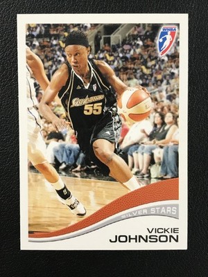 2007 Rittenhouse WNBA #43 Vickie Johnson San Antonio Silver Stars