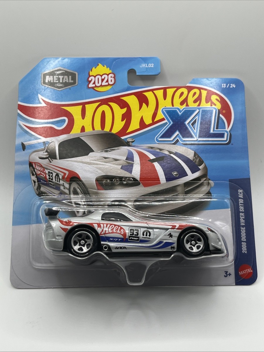 1:43 Scale 2008 DODGE VIPER SRT10 ACR Mopar 2026 Hot Wheels XL Mix