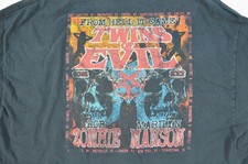Rob Zombie Marilyn Manson Shirt Cutoff Crop Top Rock Metal Band Twins of Evil 12