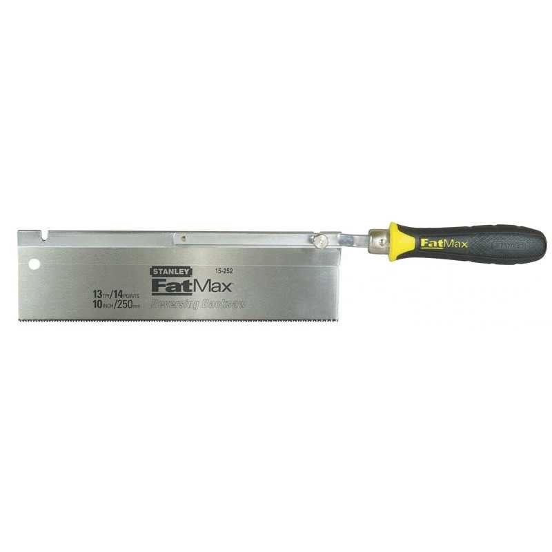 Scie à araser réversible STANLEY FATMAX 250mm pour ajuster les bas de porte et finitions bois