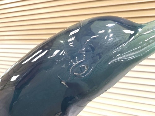 Wyland "Friendly Dolphin (Teal)" Acrylic Sculpture 12/450 1992 COA Signed Statue - Picture 4 of 10