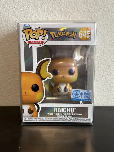 NEW! Pokémon Funko 645 Pearlescent Raichu Pokémon Center Exclusive!