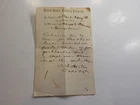 Civil War United States Military Telegraph 1864 Navy Yard Signature Paper VTG