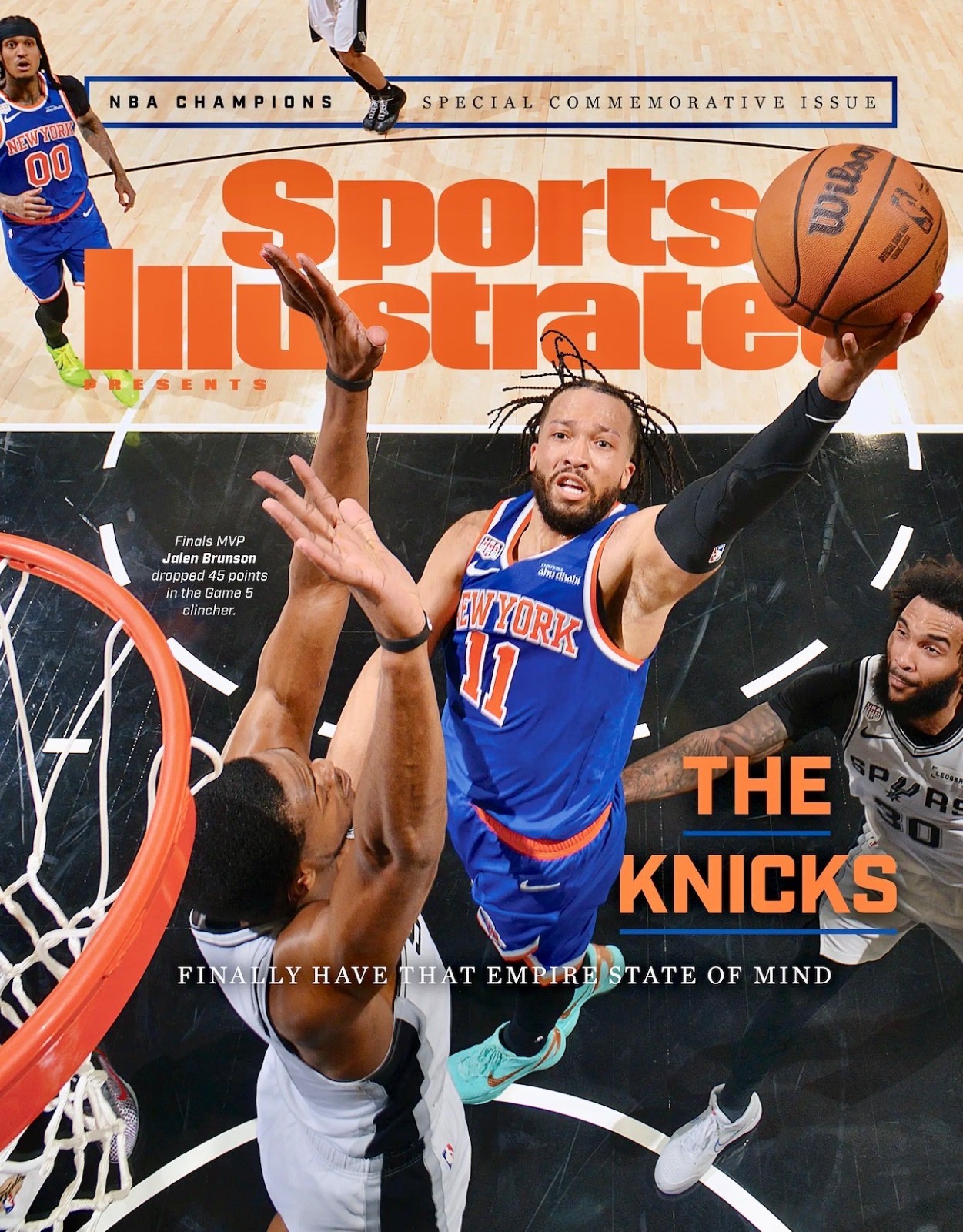 SPORTS ILLUSTRATED MAGAZINE COMMEMORATIVE ISSUE - NY KNICKS 2026 NBA CHAMPIONS