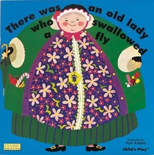 Pam Adams There Was an Old Lady Who Swallowed a Fly (Board Book)