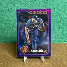 2024 Topps Baseball Series 1 / Felix Bautista #45 Purple Foil /799