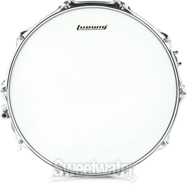 Ludwig 通用黑色黄铜小军鼓 - 8 英寸 x 14 英寸,抛光 — 第 2/4 张图片