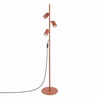 Stehlampe Schwenkbar Aluminium Ockerrot GU10 H:155 Cm Stehleuchte Wohnzimmer