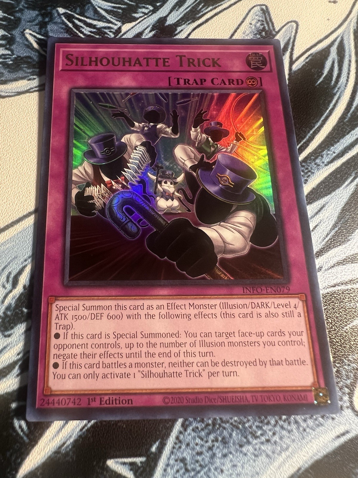 Yugioh Silhouhatte Trick INFO-EN079 - The Infinite Forbidden