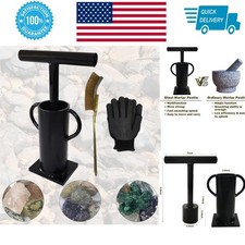 FQXESMHG Rock Crusher Manual Heavy Duty Ore Crusher Glass Breaker
