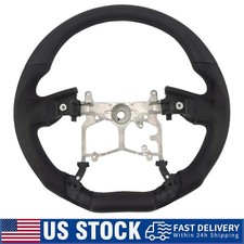 Steering Wheel Black Leather For Toyota Tacoma 4runner Tundra 2014-2021 2018