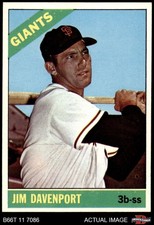 1966 Topps #176 Jim Davenport Giants 8 - NM/MT